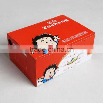 Credible Factory Custom Packaging Box With Corrugated Paper for Kids Footwear photo-3