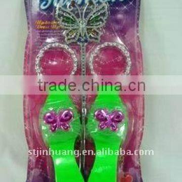 fasion beauty girl's shoe set toy