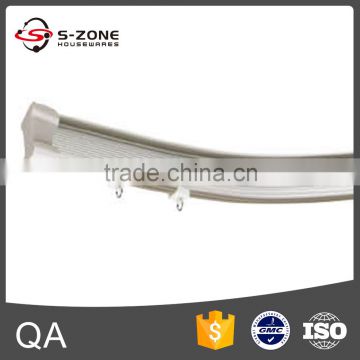 high quality bay window curtain rails for ceiling double curtain track