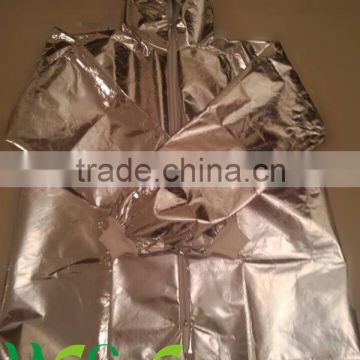 Disposable PET materials Jacket with hooded