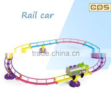 Fantastic rail car with light: 3 colours mixed