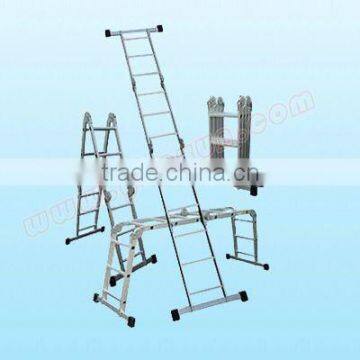 EN131-approved household multi-functional aluminium ladder with 4*3 steps