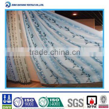 Polyester flame retardant jacquard hotel curtain fabric