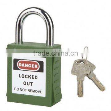 steel shackle safety padlock with steel shackle