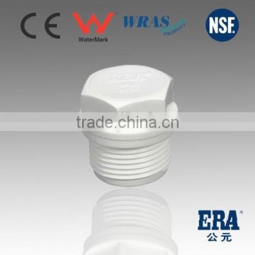 ERA brand PVC SCH40 Thread Plug, PVC fitting