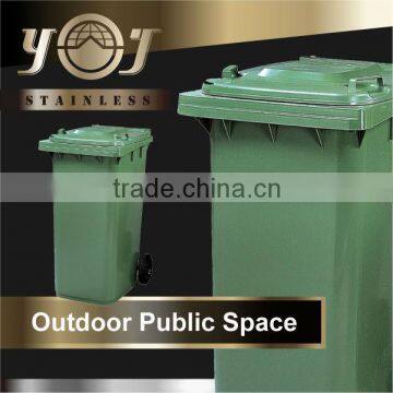 High Density Polyethylene Plastic Recycling Street Trash Can