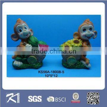 Exquisite resin monkey home decoration figurine