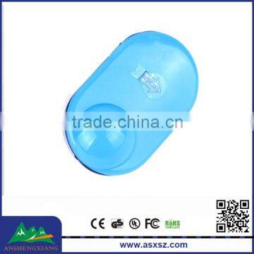 New Product P;astic Bicycle Touch Bell with Led Light Blue Color