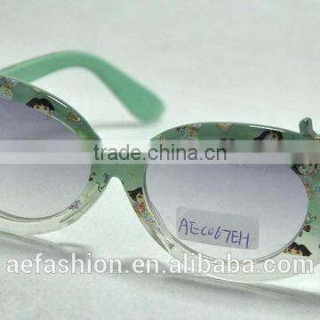 Promotion fashion kids plastic sunglasses