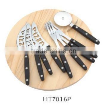 Pizza Knife Set -9Pcs With Cutting Board