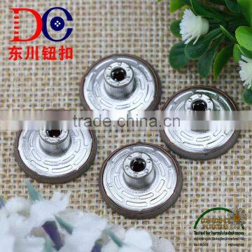 Fashion Custom Size Metal Nickel-Free Washable Round Screw Jean Button photo-6