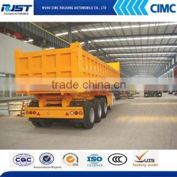 CIMC Brand Three Axle Tipper Trailer For Sale/dump trailer for sale