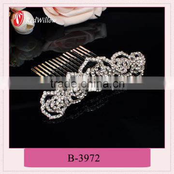 Hot sell delicate multicolor fancy hair clip comb