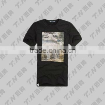 Customize Round Neck Print T Shirt for Men