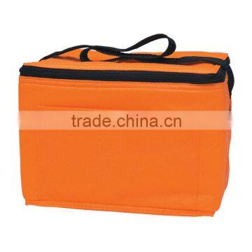 Non-Woven Insulated Six Pack Kooler Bag-Orange