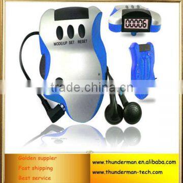 Pedometer With FM Radio Multifunction Pedometer With Earphone photo-2