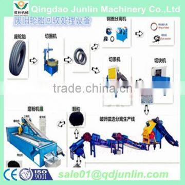 Rubber Scrap Tire Processing Machine / Tyre Recycling Equipment