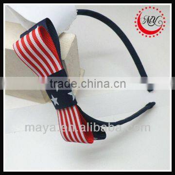 Lovely baby girls hair band America flag hair band(approved by BV)