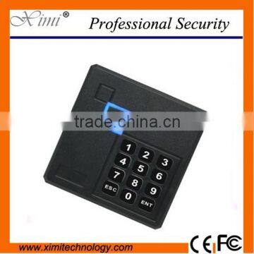 Keypad card reader for access control system smart card wiegand26/34 RS485 communication card reader writer