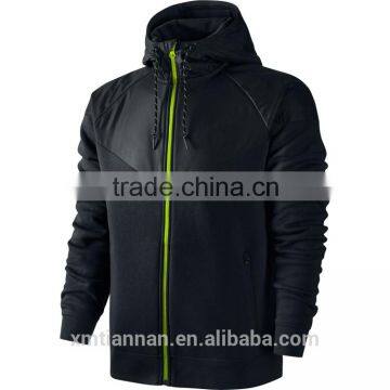 new 2016 apparel new product Men's Fleece jogging Full Zip Hoodie