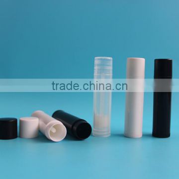 5ml clear white black round lip balm containers