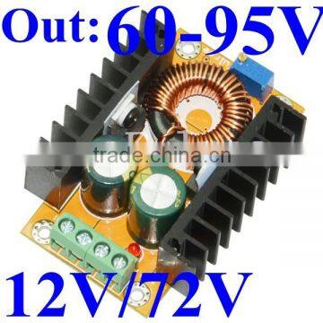 12v 24v to 84v 72v voltage regulator step up converter module