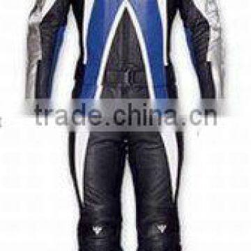 DL-1305 Men Motorbike Leather Suit for Road Safety