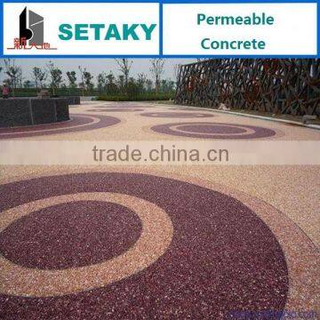 Colorful Permeable Concrete for Stadium/square/cycle Track/bikeway photo-3