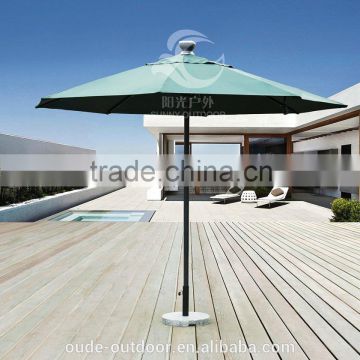 China Manufacture Mobile remote control umbrella Patio Green Parasol factory price