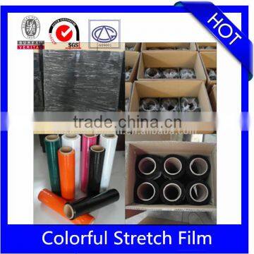 25micX50cmX300m lldpe pallet package colorful polyethylene stretch film