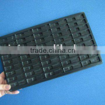 Plastic packaging tray