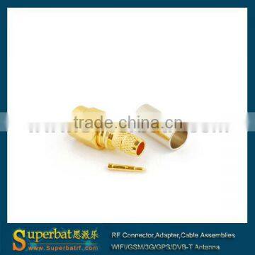 rf sma connector straight RF Connector SMA Crimp Plug Connector For LMR195 RG58 RG142 RG400