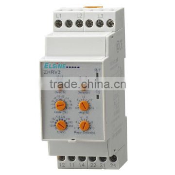 ZHRV3 Three Phase AC Voltage Monitoring Relay With Multi Function