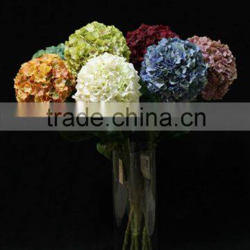 Double wholesale artificial bough hydrangea flowers for wedding