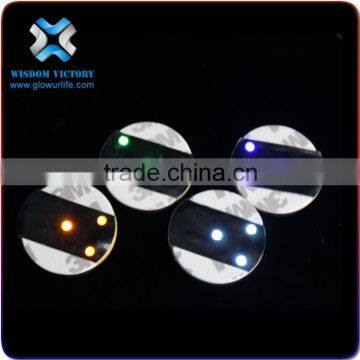 Christmas Color Chaning Sticker LED Coaster,led Sticker Light photo-4
