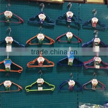 Durable pvc coating metal laundry wire hanger