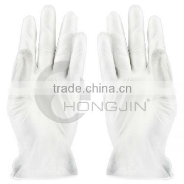 Disposable White Food Contact Vinyl Gloves