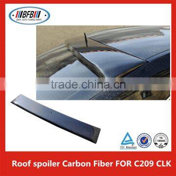 CF CARBON FIBER Rear Roof Spoiler Unpainted Wing Lip Fit For B ENZ C209