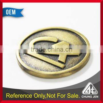 Wholesale bulk euro embossed shopping cart blank metal coin producer