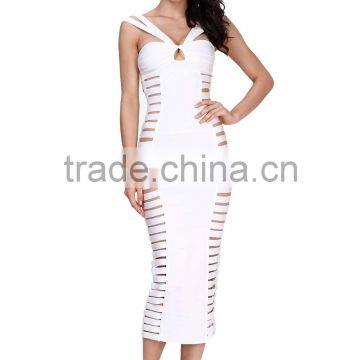 Newest Most Popular Sexy Strap Hollow Out Bodycon Good Strect One Piece Bandage Women Wear photo-5