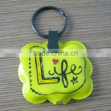 Hot!! PVC mini flashlight key chain