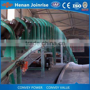 Inclining conveyor structure and new condition belt conveyor