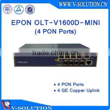 Mini 4PON EPON OLT with Friendly NMS Management System and Cisco Style CLI Interface