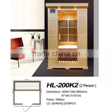 2016 hot sale infrared sauna spa bath HL-200K2