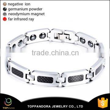 Prompt Delivery Shiny 316L Stainless Steel Chain Bracelet For Men