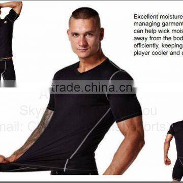 Gym Tights Bodybuilding Tights Custom Climbing Compression Shirts Underwear Tights Garment Red Blue Black White photo-6