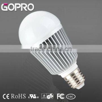 E27 E26 B22 12W Dimmable led bulb From Xiamen Gopro for indoor and outdoor lighting 3 years warranty