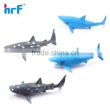 Mini Plastic soft shark toy for kids