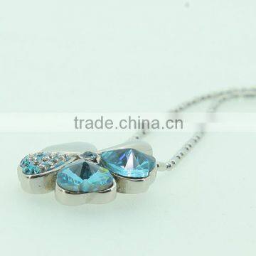 Stainless Steel Jewerly Zircon Pendant Designs For Women