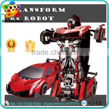 Christmas Gift one key control trans robot toy rc drift car toys for sale